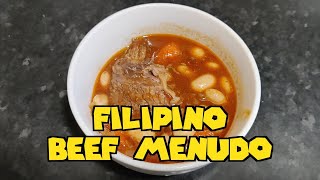 Quick amp Easy MENUDO BAKA  Filipino Beef Menudo Recipe [upl. by Buchheim]