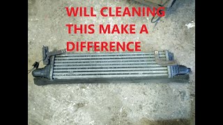 Jaguar X Type Bumper Removal Intercooler Removal and Clean [upl. by Golter749]