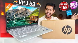 HP 15s Thin amp Light Laptop Unboxing🔥2024 GTA V Gaming Test Best Laptop Under 50k RS [upl. by Afrika]