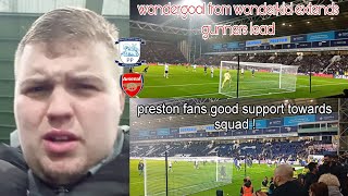 Preston 03 Arsenal matchday vlog Gunners too strong for North end [upl. by Leorsiy]