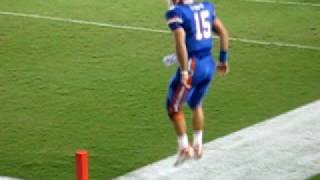 Tebow Gets Ready to Smash LSU [upl. by Neemsaj]