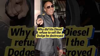 Why did vin diesel refuse to sell the dodge he destroyed [upl. by Dusen]