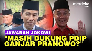 quotPak Jokowi Masih Dukung PDIP dan Ganjarquot [upl. by Farro450]