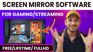 Best Screen Mirror Software 2024  Screen Cast mobile to pc  laptop  Screen Mirror phone to pc [upl. by Ellohcin909]