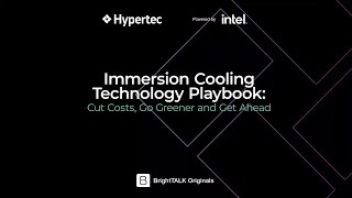 Immersion Cooling Technology Playbook Cut Costs Go Greener and Get Ahead  Hypertec Webinar [upl. by Ietta42]