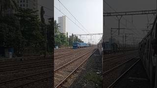 Virar station train railwayvideo 🇮🇳 [upl. by Ahsotan]