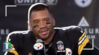 Russell Wilson SHOUTS OUT Ben Roethlisberger and Mike Tomlin after the Steelers BEAT Browns [upl. by Matheny]