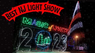 NJs Top Rated Christmas Tour 🎄 Magic of Lights DriveThru with Music [upl. by Ordway489]