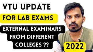 VTU UPDATE  VTU LAB EXAMS EXTERNAL EXAMINARS FROM OUTSIDE THE COLLEGES [upl. by Sarge]