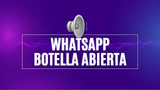 WS DESTAPAR BOTELLA  EFECTO DE SONIDO  NOTIFICACIÓN  MENSAJE  TAPA CERVEZA – SONIDO USO LIBRE [upl. by Winser]