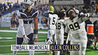 GOOD GAME🤫 KLEIN COLLINS VS TOMBALL MEMORIAL FOOTBALL🔥 [upl. by Aneem749]