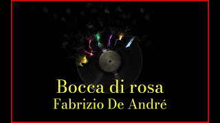 Fabrizio De André  Bocca di rosa Lyrics Karaoke [upl. by Wills]