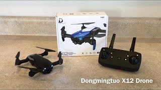 Dongmingtuo X12 Drone Review [upl. by Naletak]