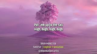 BABYMONSTER – SHEESH Lyrics English Translation [upl. by Rex991]