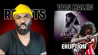 Hiphop Reacts  Van Halen Eruption  The Solo from heaven [upl. by Adlare]