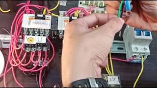 AUTO OFF MANUAL FLOATLESS LEVEL SWITCH WITH OVERLOAD  Wiring Tutorial 3 [upl. by Freddy]