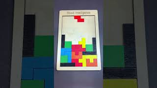 Challenged Tetris puzzle and solved it successfully in one go toys tetrischallengetetris [upl. by Chariot129]