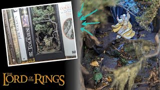 Crafting Middleearth Gandalfs Iconic Return Book Nook [upl. by Berkow76]