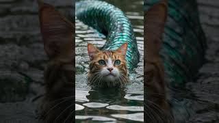 The Mermaid Cat’s Flood Rescue cat catlover funny catlover [upl. by Andrew139]