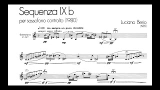 Berio  Sequenza IXb score HD [upl. by Nordine]