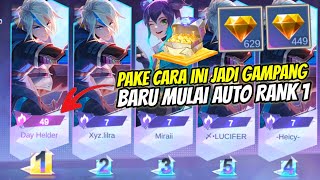 PAKE CARA INI AUTO RANK 1 EVENT 515 PROMO DIAMOND TANPA BUG MOBILE LEGENDS [upl. by Aztiray]