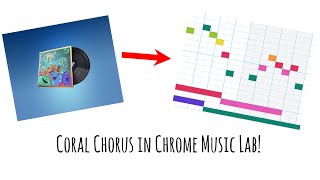 Coral Chorus in Chrome Music Lab [upl. by Llerrad]