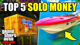 Top 5 BEST WAYS To Make MILLIONS SOLO in GTA 5 Online 2024 [upl. by Slotnick]