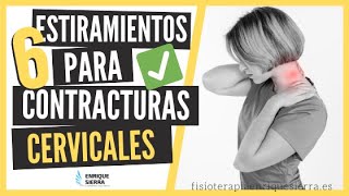 ✅ Contracturas de CUELLO 6 estiramientos para QUITAR DOLOR y pesadez [upl. by Gibun]