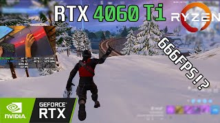 🚀 RTX 4060 Ti  Ryzen 5 5600X 🚀Fortnite CHAPTER 5  RANKEDS  COMPETITIVE SETTINGS [upl. by Huberty]