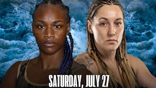 Claressa Shields vs Vanessa Lepage Joanisse LIVE Fight Blow by Blow Commentary [upl. by Sirrah]