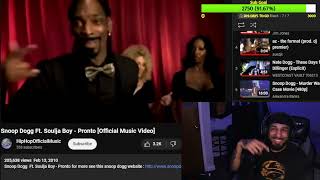 Snoop Dogg Ft Soulja Boy  Pronto Reaction [upl. by Aneele453]