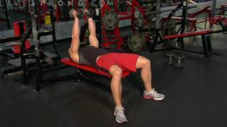 How to Do Flat Bench Dumbbell Flys [upl. by Vizza]