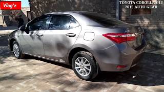 Toyota Corolla gli 2015 ect automatic full detailed review [upl. by Newbill]