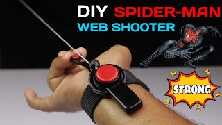 STRONG web shooter DIY  How to make Spiderman web shooter strong  Spiderman web shooter strong [upl. by Iur602]