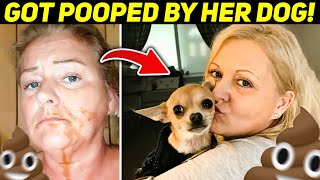 WTF 😱 Woman Spends 3 Days In Hospital After Her Pet Dog Pooped On Her Face While She Was Asleep [upl. by Juxon]