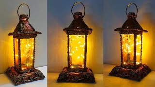 DIY Glass Bottle Lantern  Antique Lantern [upl. by Hilda729]