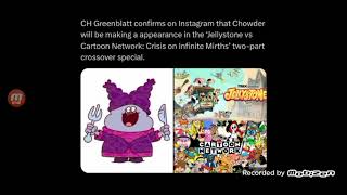 Chowder to be on the JellystoneCartoon Network crossover special [upl. by Ahtiekahs]