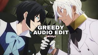 Greedy  Tate McRae edit audio [upl. by Allicserp]