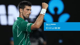 Novak Djokovic beats Roger Federer on way to eighth AO final  Australian Open 2020 Day 11 [upl. by Edmond]