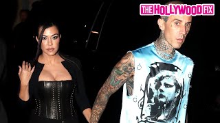 Kourtney Kardashian amp Travis Barker Support Kylie Jenner At Her Cosmetic Party At Ulta Beauty [upl. by Alletnahs]