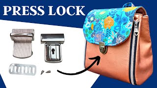 Quick amp Easy PRESS LOCK CLOSURE Tutorial for Beginners [upl. by Immac]