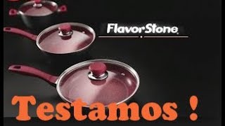 RESENHA FRIGIDEIRA FLAVOR STONE DA POLISHOP [upl. by Philipps]