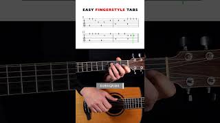 Take On Me  Easy Fingerstyle Guitar Tutorial  TAB [upl. by Lemire]