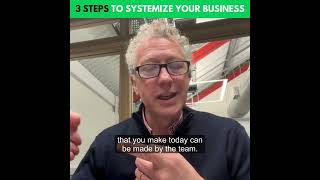 3 Steps To Systemize Your Business [upl. by Minda]