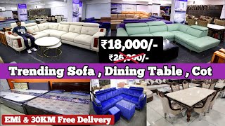 Hyderabad Trending Sofa Set Models Affordable Prices  30KM Free Delivery  Dining Table  Cot [upl. by Lyndsay792]