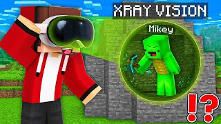 Speedrunner JJ Can USE XRAY vs Mikey Hunter  JJ vs Mikey Battle in Minecraft  Maizen JJ and Mikey [upl. by Notxap]