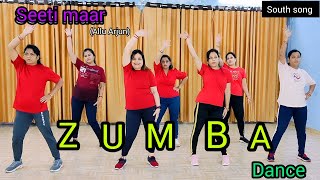 10min zumba dance workout Bollywood songs for beginners best workout for weight loss🔥Seeti Maar [upl. by Cyndy]