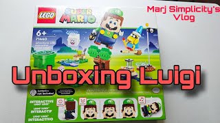 LEGO LUIGI UNBOXING  Marj Simplicitys Vlog is live [upl. by Salbu]