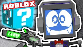 Roblox LUCKY BLOCKS Battlegrounds ► Fandroid the Musical Robot [upl. by Enaid]