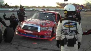 Camping World Truck Series  OReilly Raceway Park  Aric Almirolas Pit Stop [upl. by Bekha]